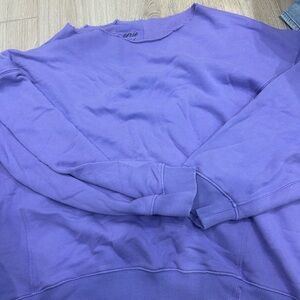 Aerie Lavender Crewneck Sweater